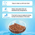 Aquarium Glass Feeder Dish, Round Clear Glass Fish Feeding Bowl, 60mm, Prevents Food Spilling in Fish Tank