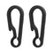 Heavy Duty Black Hook Carabiner Clip - Small Anti-Lost Keychain for Backpack and Bottle Opener