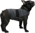Breathable Dog Shirt for Thunderstorm, Dog Anxiety Vest Jacket Wrap, Puppy Calming Coat for Anxiety Relief (M, Grey)