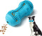 Dog Chew Toy for Teething Chewers,Tough Durable Natural Rubber Bone with Toothbrush,Indestructible