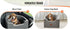 VEVOR Dog Car Seat - Waterproof Booster Seat with Storage Pocket, Clip-On Safety Leash, Gray