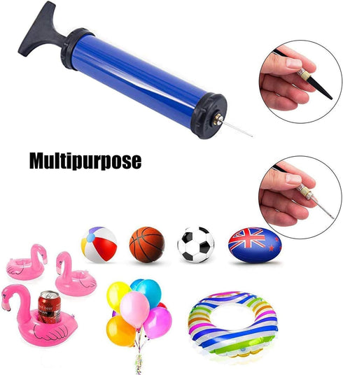 DDUO Needle,Nozzle, Portable Ball Pump,Air Pump Inflator Kit with Extension Hose for Basketball Football Volleyball