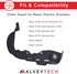 E100/E125 33+), E100 1-46+), E150 18+), E175 26+), AlveyTech Chain Guard - Fits The Razor (Versions Glow (Versions