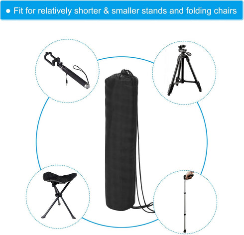 18x4.7 Inch PATIKIL Mini Tripod Monopod Case Bag, Nylon Foldable Tripod Carrying Case Storage Bag with Shoulder Strap