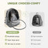 Cat Backpack Carrier, Breathable Large Space Bubble Pet Backpack for Kitty Small Dog up to 12lbs, Transparent &