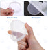 Ajcotahm 8 75 mm PCS Dog Food Can Covers Lids, Reusable Pet Food Can Covers, Plastic Transparent Tight Seal Lids