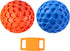 Dog Squeaky Balls, 2 Pack Indestructible Toys for Aggressive Chewers, Durable Natural Rubber