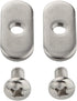 VTurboWay 4 Pcs 316 SS Kayak Rail/Track Screws - Track Nuts with 4 pcs M6 Short Screws, Mounting Replacement Kit