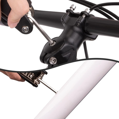 WOTOW Bike Repair Tool Kit - 21 in 1 Bicycle Multitool for Emergency Maintenance, Bike Hex Key Wrench & Carrying Case