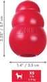 KONG Classic Stuffable Dog Toy - Fetch & Chew Toy for Extra Small Dogs