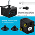 PULACO 2Pcs Mini Fountain Pump (50GPH 3W), Ultra Quiet Submersible Water Pump for Aquarium, Pet Water Fountain