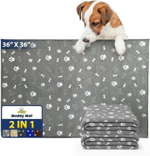 Muddy Mat Washable Pee Pads for Dogs, Super Absorbent Reusable Puppy Pads100%