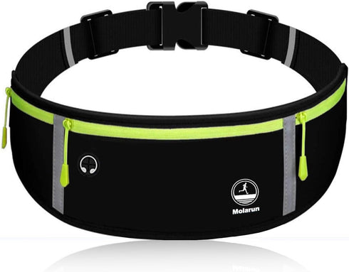 Slim Running Belt Fanny Pack - Exercise Waist Pack for Running Hiking Cycling Workout