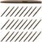 Reaction Tackle Wacky Worms/Soft Plastic Worm Stick Baits, 5.5in, 24 Pack, Durable Fishing Lures for Bass
