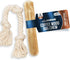 Coffee Wood Dog Chews 7.5" & Natural Rope Toys for Small Dogs, 100% Natural Chews for Teething and Stress Relief
