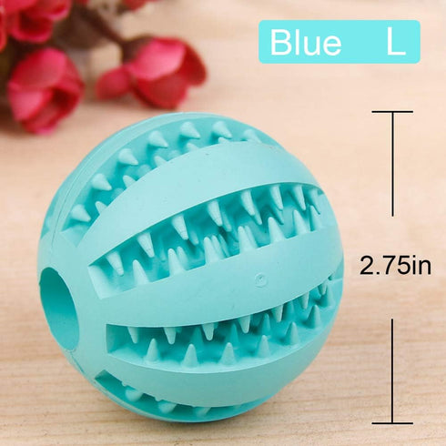 Dog Toy Ball, Nontoxic Bite Resistant Toy Ball for Pet Dogs Puppy Cat, Dog Pet Food Treat Feeder Chew Tooth Cleaning Ball Exercise Game IQ Training Toy Ball,Large/Medium/Small Dogs Toy.