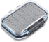 Gonex Fly Boxes for Fly Fishing, Two-Sided Waterproof Lightweight Box with Transparent Lid, 4.1"x 3.0"x 1.2", Grey