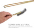 2pcs Bird Cage Cleaning Brush, Long Handle Feeder Wire Brush Cleaner for Parrot Pet Cage