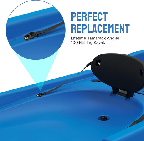 Pack of 2 Kayak Seat Repair Kit, Lifetime Emotion Seat Clips and Hooks