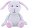 Blueberry Pet 6" Squeaky Plush Dog Toy, Pure Bunny Rabbit Design for Small Dogs