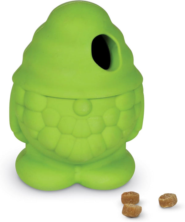 Brightkins Tough & Tumble Treat Dispenser - Small Gnome Interactive Dog Puzzle Toys for All Breeds