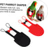 6pcs BESPORTBLE Washable Bird Diaper Suit Bowtie for Parrots Reusable Pet Diaper for Cockatiels Conures Soft