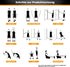 VElCK Resistance Bands for Working Out with Handles, Exercise Bands for Men and Women Fitness