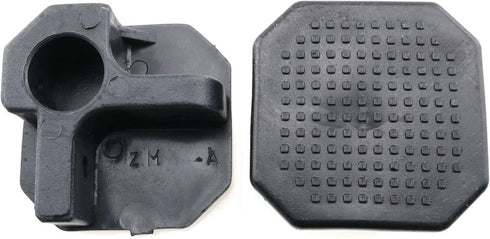 HJGarden 4pcs Camping Chair Replacement Feet, Screws Included, Black Plastic Repair Feet for Folding Chair Stool Camp