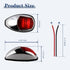 2 10-30 1 Pontoon Navigation Lights Red and Green Bow Light LED Marine USCG NM Waterproof Volt Pair For Boat (Vacuum