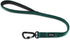 Hyhug Pets 24 Inches Heavy Duty Short Leash - Dark Green with Comfortable Handle and Lightweight Clip for Training