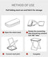 JWYTA Folding Stool Pencil Case Multifunctional Portable Outdoor Camping Chair and Handbag for Fishing Picnics