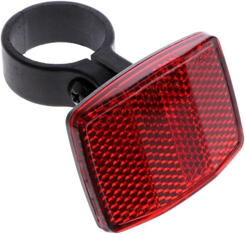 WsjiaboFux Red Bike Rear Safety Warnning Reflector Safety Bike Rear Reflector Light Back