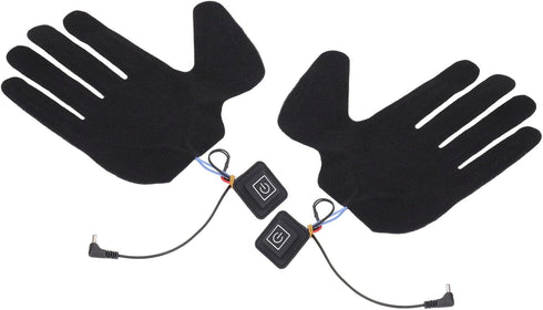 USB Heated Gloves Pad, 5 Finger Fast Heating Pad, 2Pcs Ultra Thin Efficient for Indoors and Hiking