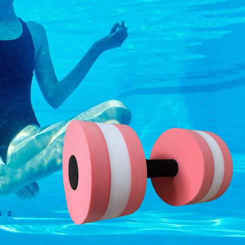 Aosekaa Swimming Aquatic Dumbbell Bar Aquatic Exercise Dumbbells Barbell Aquatic Barbell Float Water Dumbells for Pool