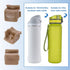 uxcell Replacement Button for 24oz 32oz Bottle - Non-BPA Water Bottle Lid Mouth Top Cap Parts, Khaki