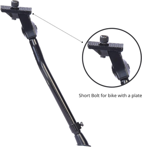 N+1 Adjustable Aluminum Alloy Center Mount Bike Kickstand for 20"-28" Bikes