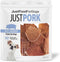 JustFoodForDogs Healthy Dog Treats, Pork, Single-Ingredient, Made in The USA, 5 oz