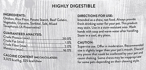 Dog Chews Bundles for Large Dogs, Dentley's 7 Inch Rawhide Free Retriever Rolls Bundle with 1 Dog Waste Roll (Chicken,