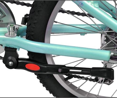 SEISSO Adjustable Aluminium Alloy Bike Kickstand - Center Mount for 16 18 Inch Kids Bicycle, MTB/Road Bike/BMX