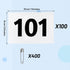 5.9" 7.9" Running Bibs Race Competitor Numbers Waterproof Runners Race Numbers with Safety Pins for Marathon Races