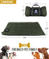 OneTigris Large Dog Bed, Washable Mattress with Anti-Slip Cushion, 3.6ft by 2.2ft Water-Resistant Pet Bed, Green