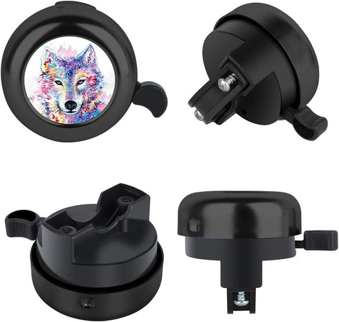 MZELQ Bicycle Bell - Cute Clear Sound Adjustable Aluminum Bike Accessories for Girls Women Kids