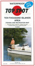 Topspot Map N204, 10 Thousand Islands Florida Area Fishing and Recreation Map