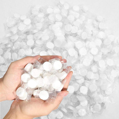 Compressed Towel Coin Tissues Portable Wipe Napkin Paper Tablets Non-Woven Disposable Compressed