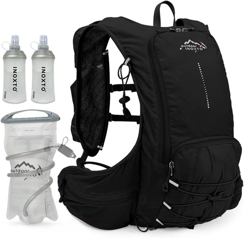 INOXTO Hydration Pack Backpack with 2L Leakproof Water Bladder, Running Hydration Vest for Men, Daypack for Cycling