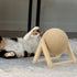 STOBOK Cat Scratcher with Wood Scratching Ball - Cats and Kittens Indoor Toy for Claw Care and Exercise - Round