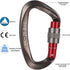 Screwgate Locking Carabiner Clip - Heavy Duty Rock Climbing Carabiner, Screw Lock for Outdoor Equipment