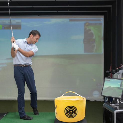 Golf Impact Bag, Portable Golf Swing Trainer and Practice Tool for Beginners, Waterproof Durable Accessory