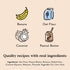 Bocce's Bakery Oven Baked PB & Banana Recipe Treats for Dogs, Wheat-Free, All-Natural Soft & Chewy Cookies, 6 oz