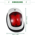 Motoforti 1 Set Universal Interior Boat Navigation Lights, LED Boat Lights Bow and Stern for Pontoon Boat Bass Boat